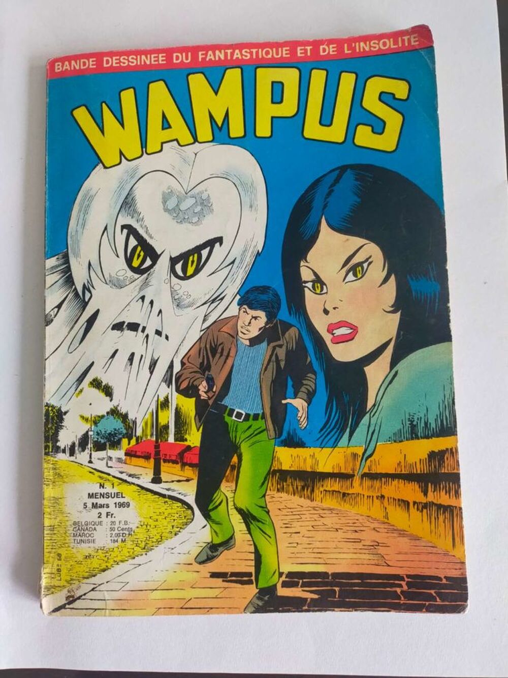 Bd ancienne Wampus num&eacute;ro 1 - Mars 1969 Livres et BD