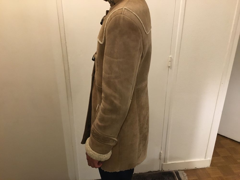 Manteau en peau beige Claudie Pierlot Vêtements
