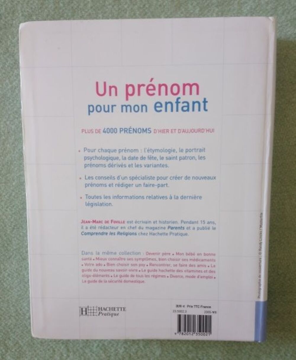 Livre Un Pr&eacute;nom Livres et BD