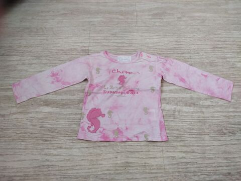 F 9 E (36) - 4 ans - Tee-shirt rose M.L. - Chine 2 Paris 13 (75)