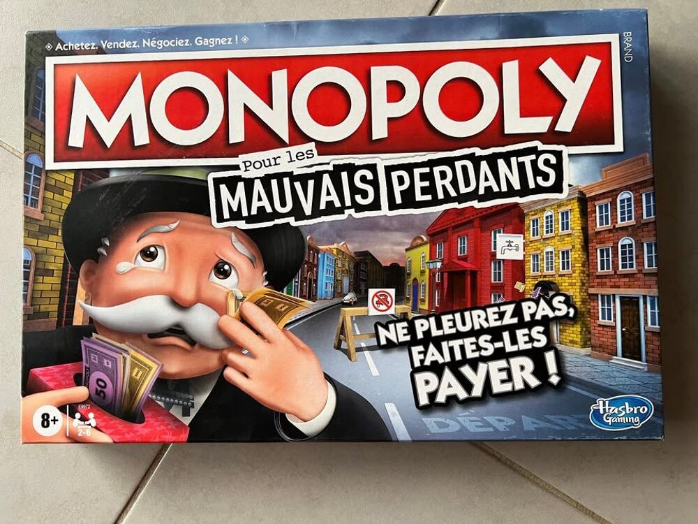 Jeu de Soci&eacute;t&eacute; Monopoly "Des mauvais perdants" Jeux / jouets
