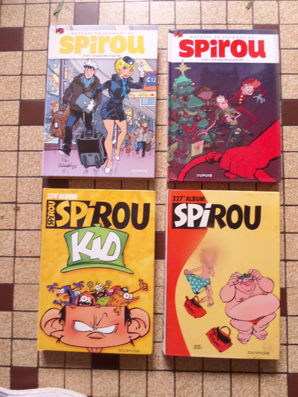 bandes dessin&eacute;es de SPIROU carton&eacute;es Livres et BD