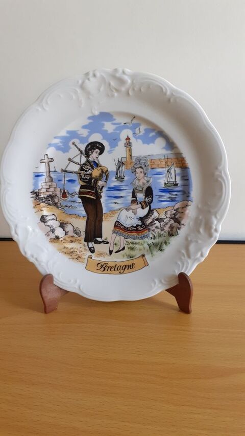 Assiette décorative Bretagne 10 Grisolles (82)