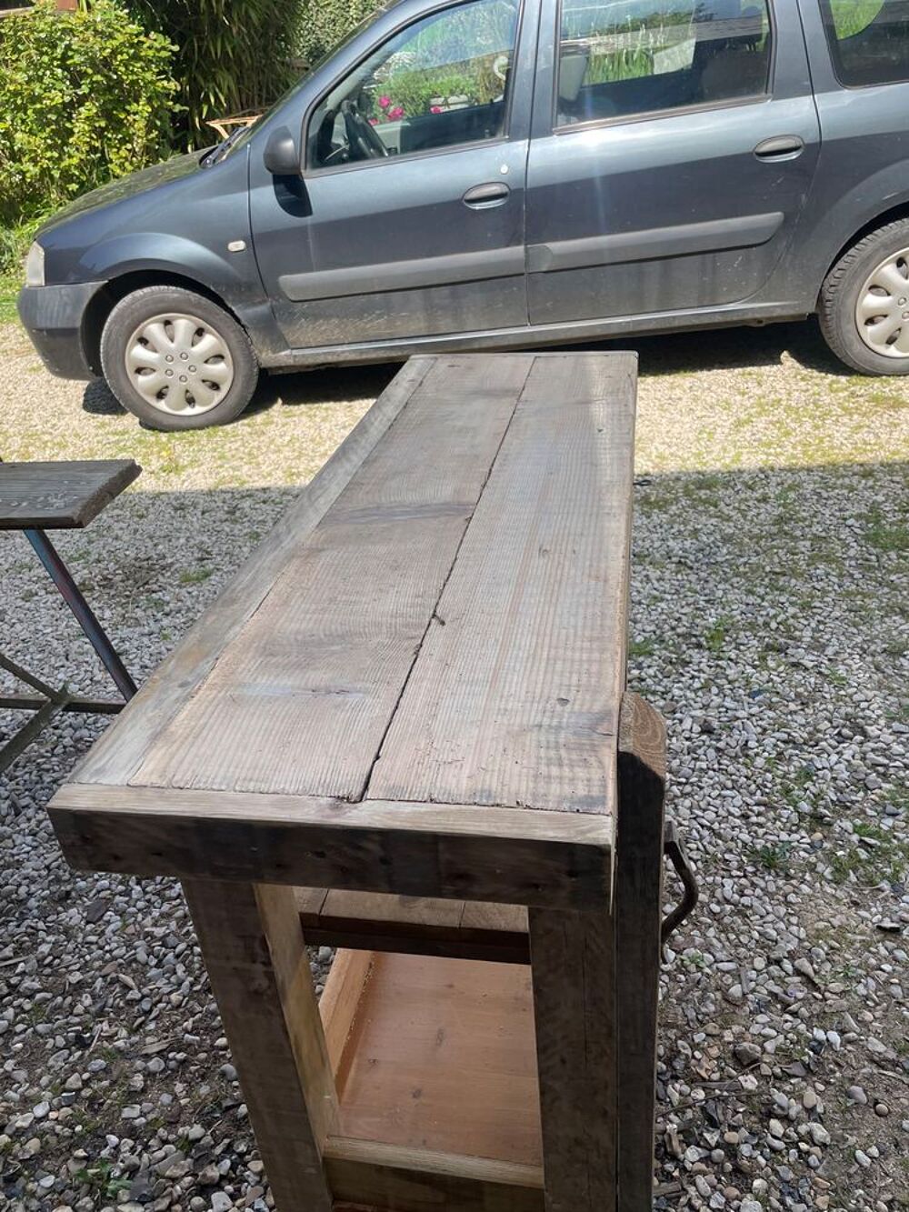 &Eacute;tabli ancien Avec tiroir et etagere Meubles