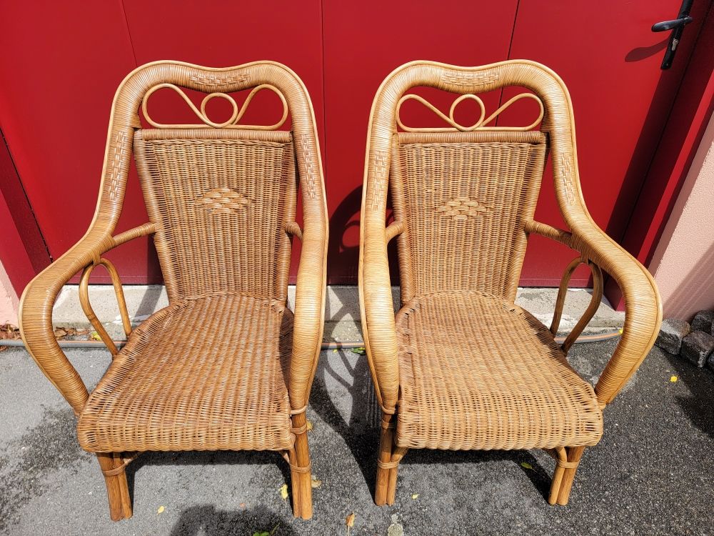 Fauteuil rotin excellente qualit&eacute; Meubles
