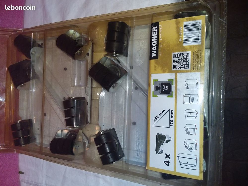 Wagner aide au transport delta 4 pieces 450kg Bricolage