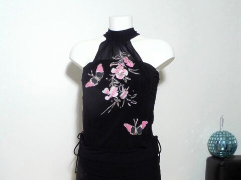 Top Noir avec son Drap Noir et Lien  Nouer- Top Studio 17 Paris 15 (75)