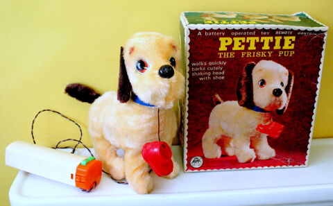 Pettie The Frisky Pup-Battery toy japan 1960 Alps Toys 5756 100 Issy-les-Moulineaux (92)