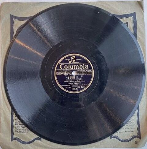 78t Charles TRENET : Vous êtes jolie / Boum - 1946 16 Argenteuil (95)