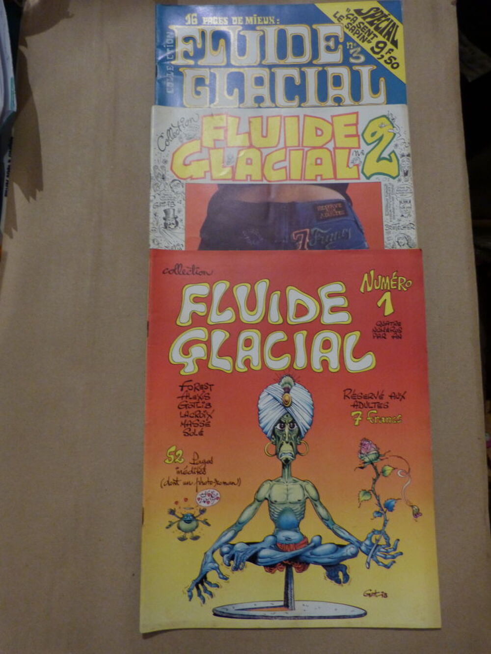 revue FLUIDE GLACIAL a choisir Livres et BD