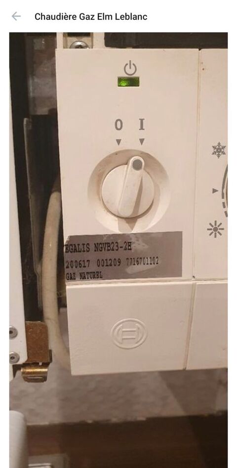 Chaudi�re Gaz Elm Leblanc 1000 Les Mureaux (78)