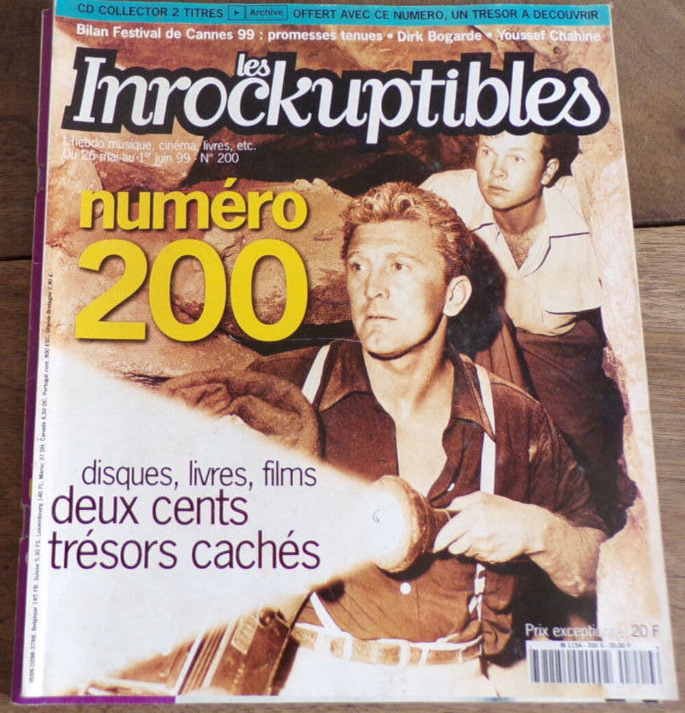 les inrockuptibles num&eacute;ro 200 disques livres films Livres et BD