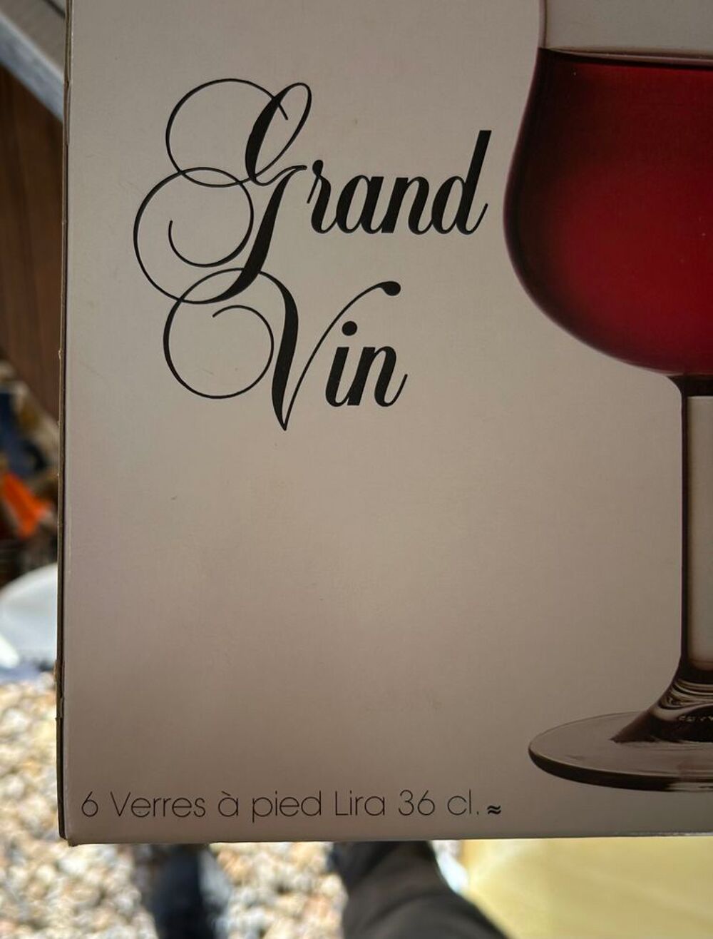 12 Verres &agrave; Vin Décoration