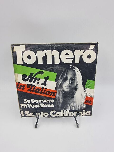 Vinyle 45 tours Torner� : 1 Santo California (Se Davvero...) 2 Vulbens (74)