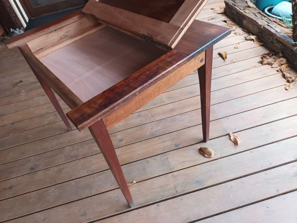 Bureau bois massif avec pupitre Meubles