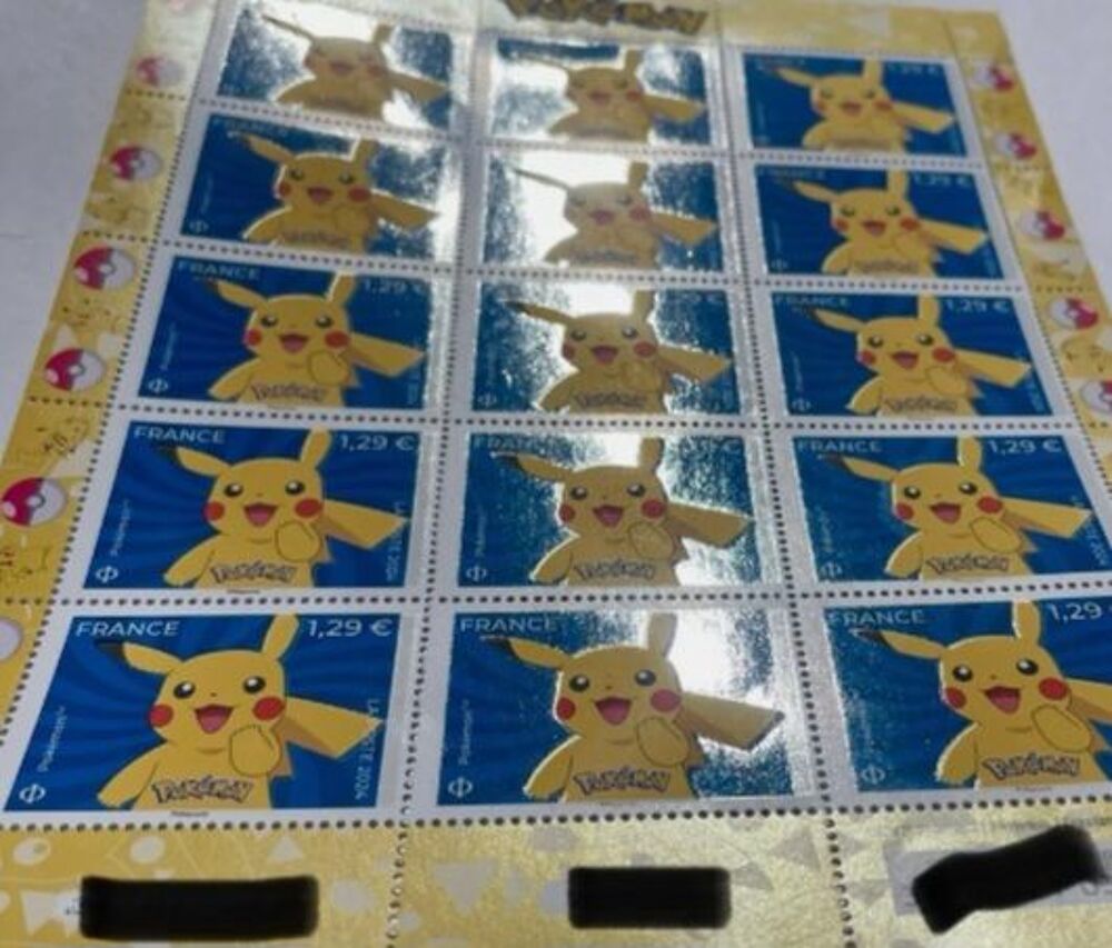 Timbres collector Pok&eacute;mon 