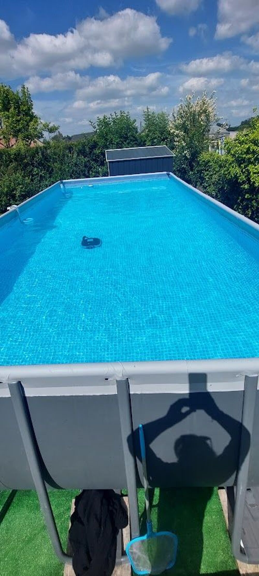piscine hors sol Intex XTR 32m3 et son &eacute;quipement Jardin