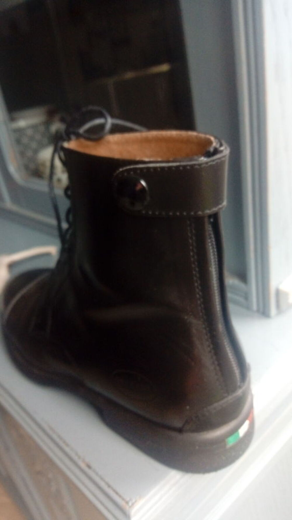 BOTTINES NOIRES TOUT CUIR Chaussures
