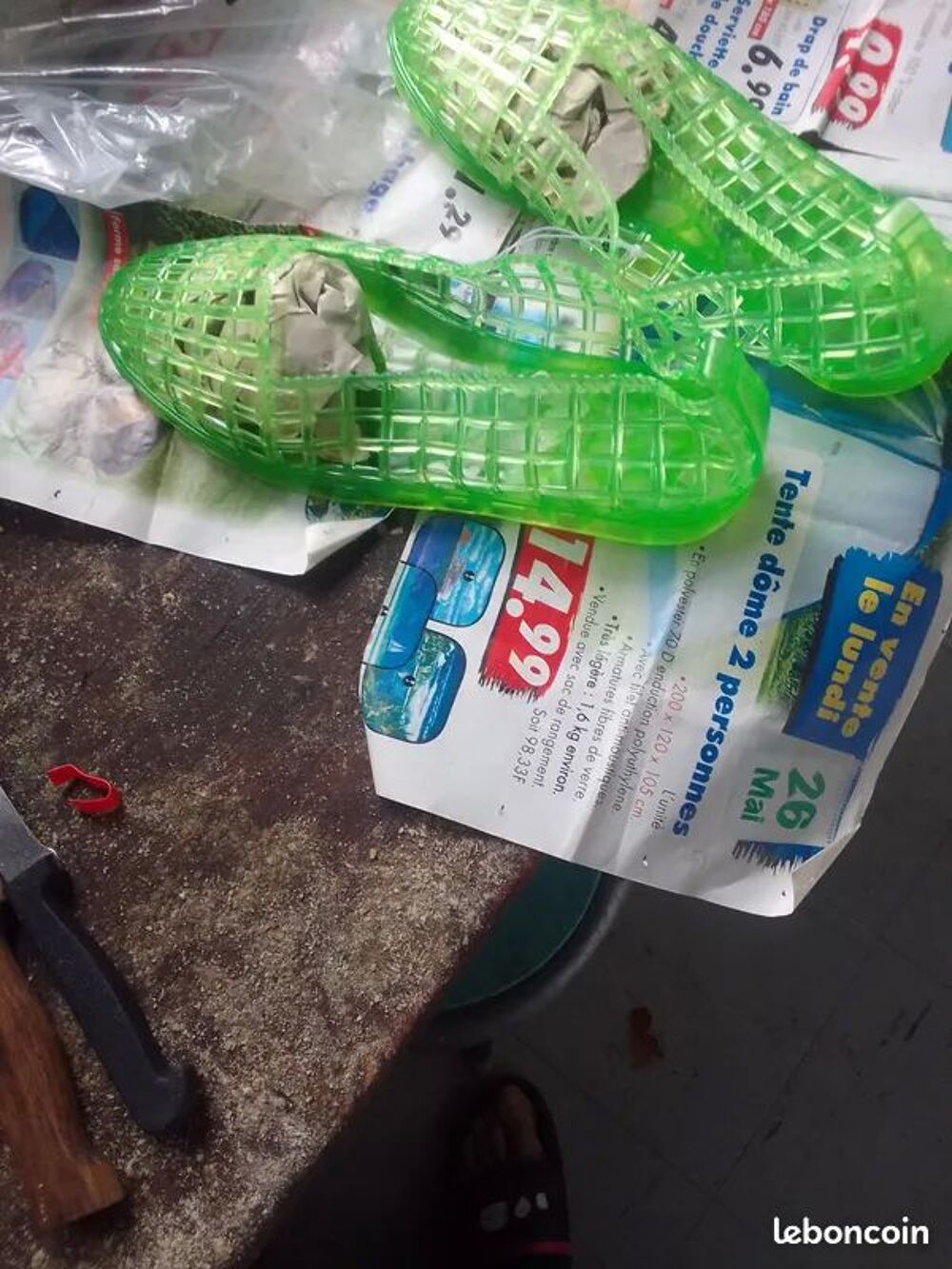 propose sandale a trou Chaussures