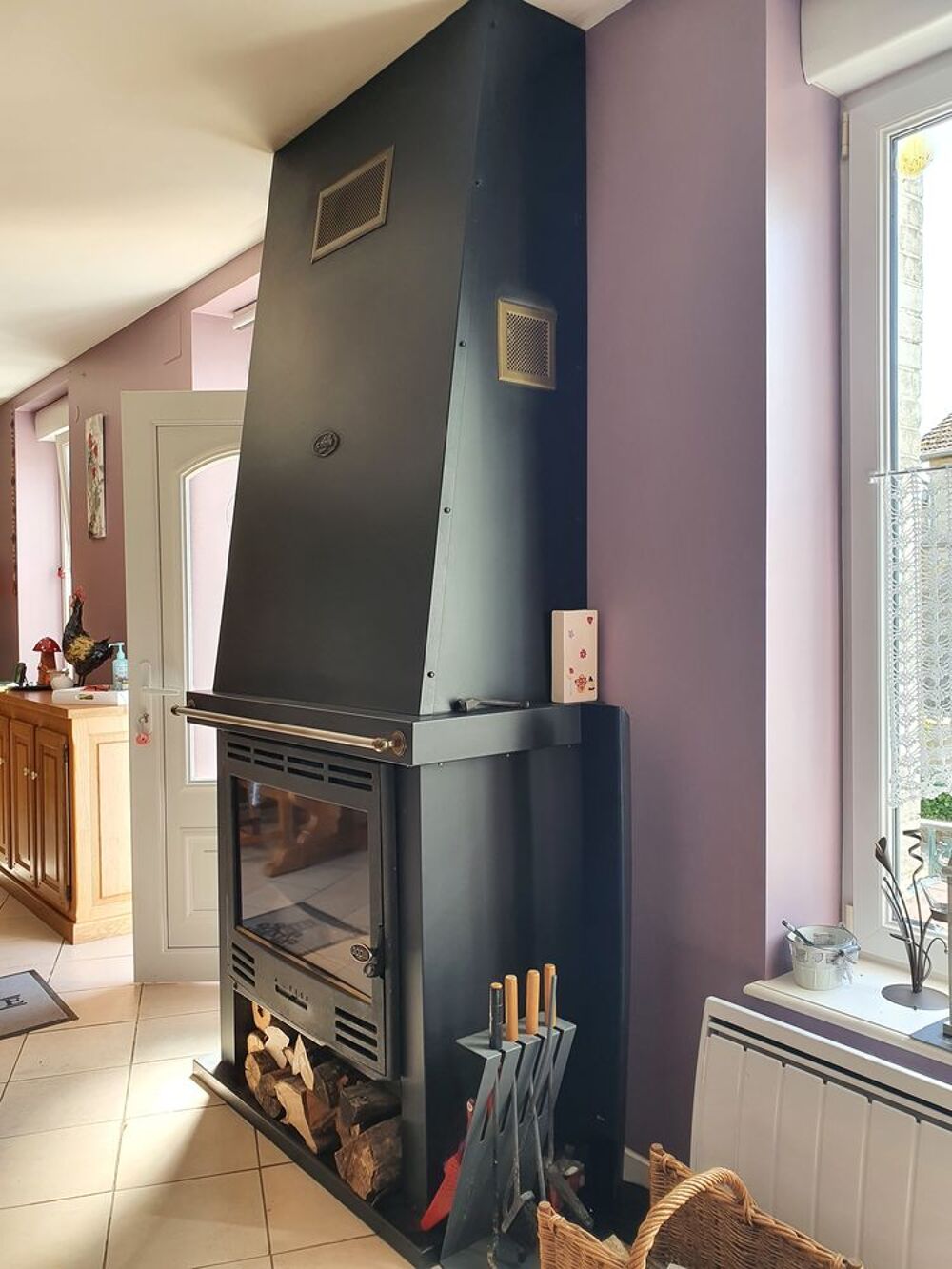 Chemin&eacute;e Bois Godin Bricolage