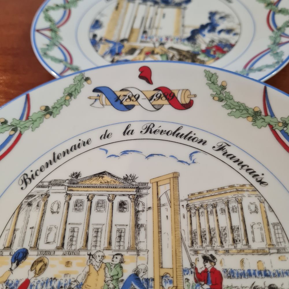 Edition limit&eacute;, Assiette Bicentenaire de la R&eacute;volution Fran&ccedil; 