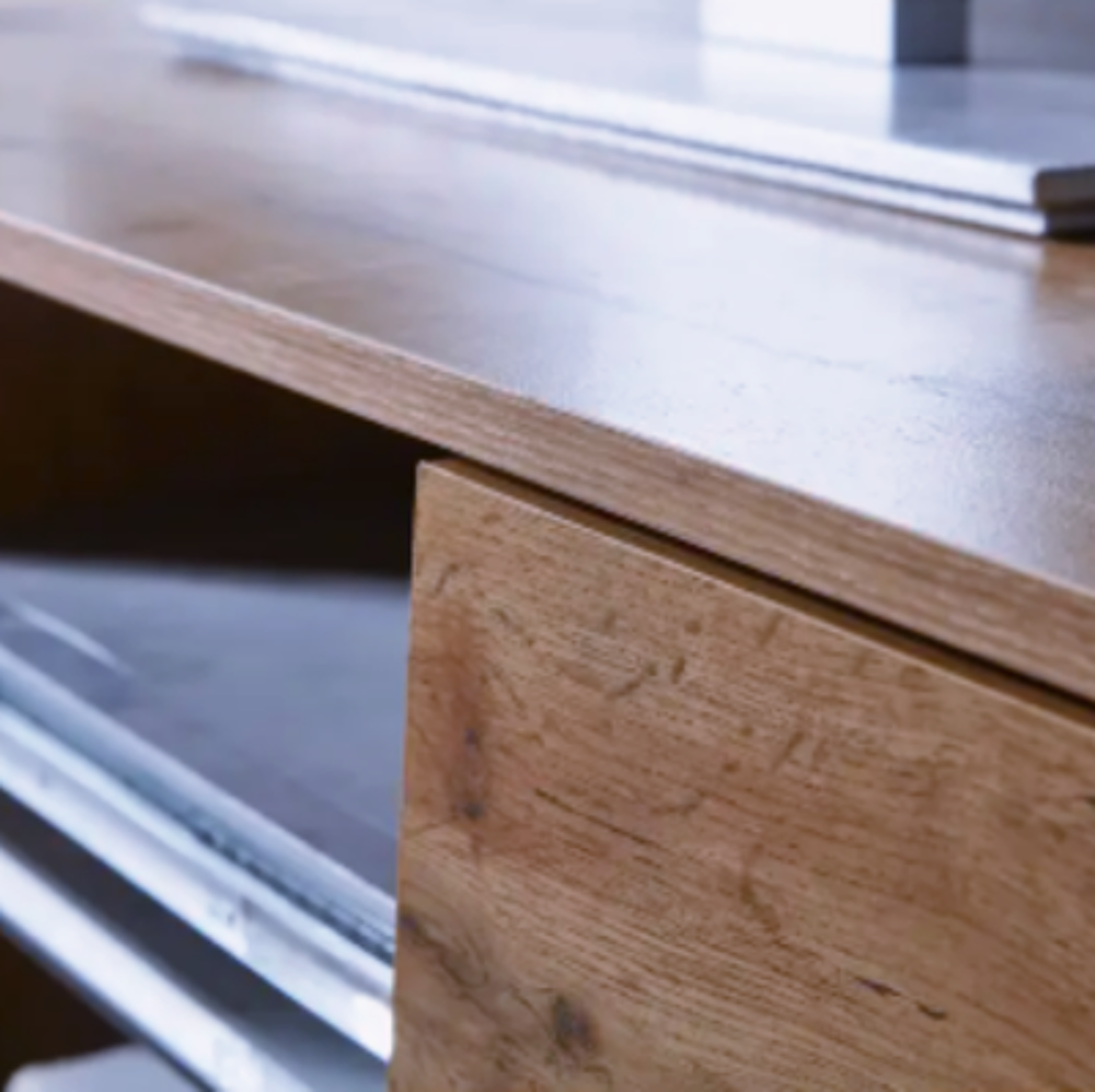 Meuble TV bois rainur&eacute; ? Style naturel et minimaliste Meubles