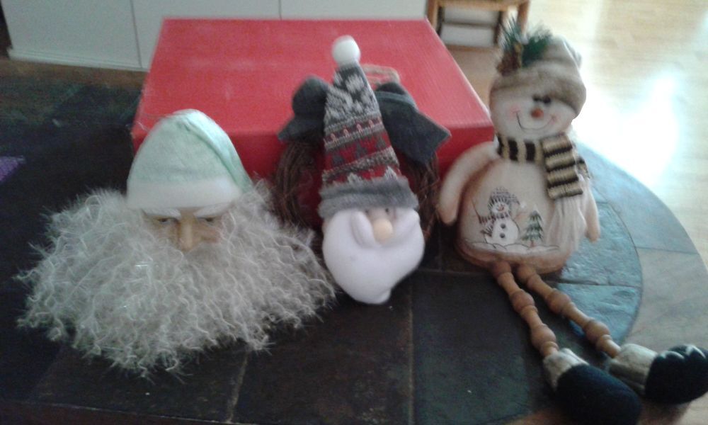 lot de 3 bibelots de noel Décoration