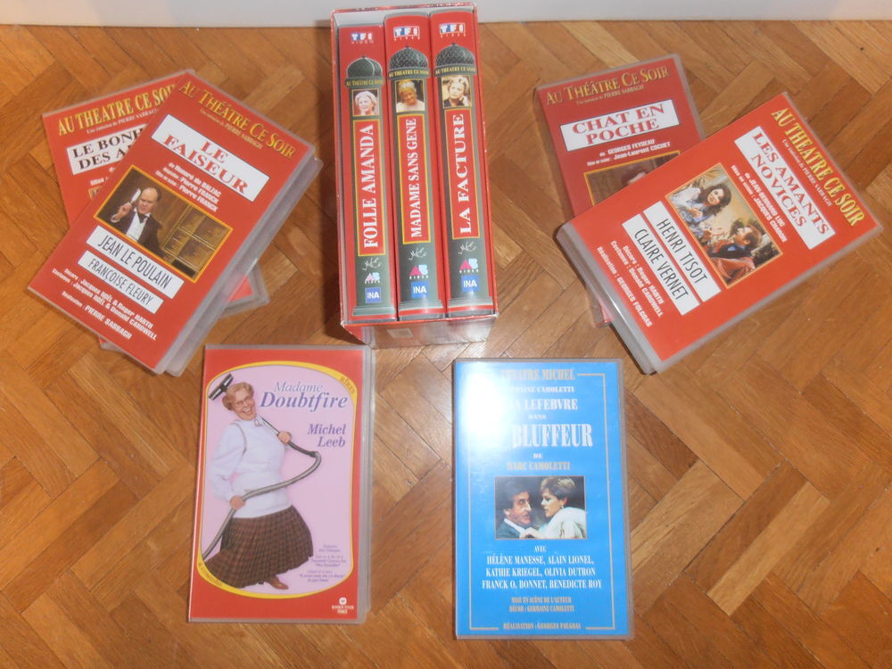 9 Cassettes d'humour DVD et blu-ray