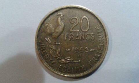 Pièces de Monnaie 20Franc 1950 50 Générargues (30)