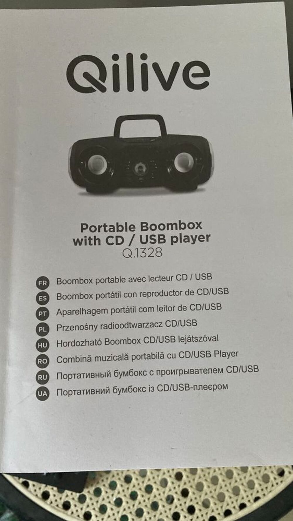 Lecteur CD USB / Radio portable Audio et hifi