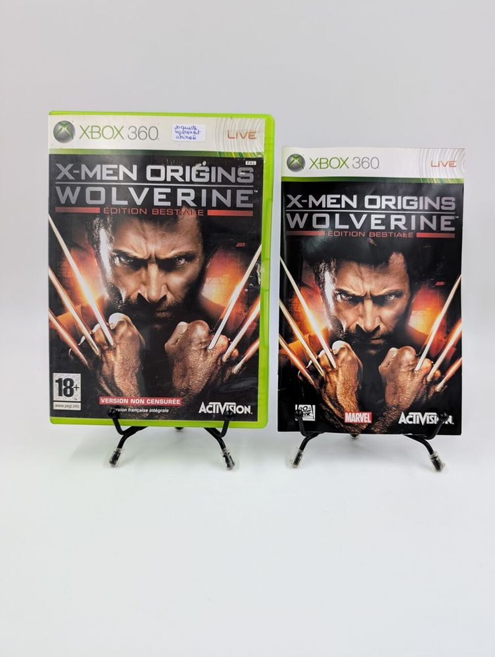 Jeu Xbox 360 X-Men Origins Wolverine &Eacute;dition Bestiale Consoles et jeux vidéos