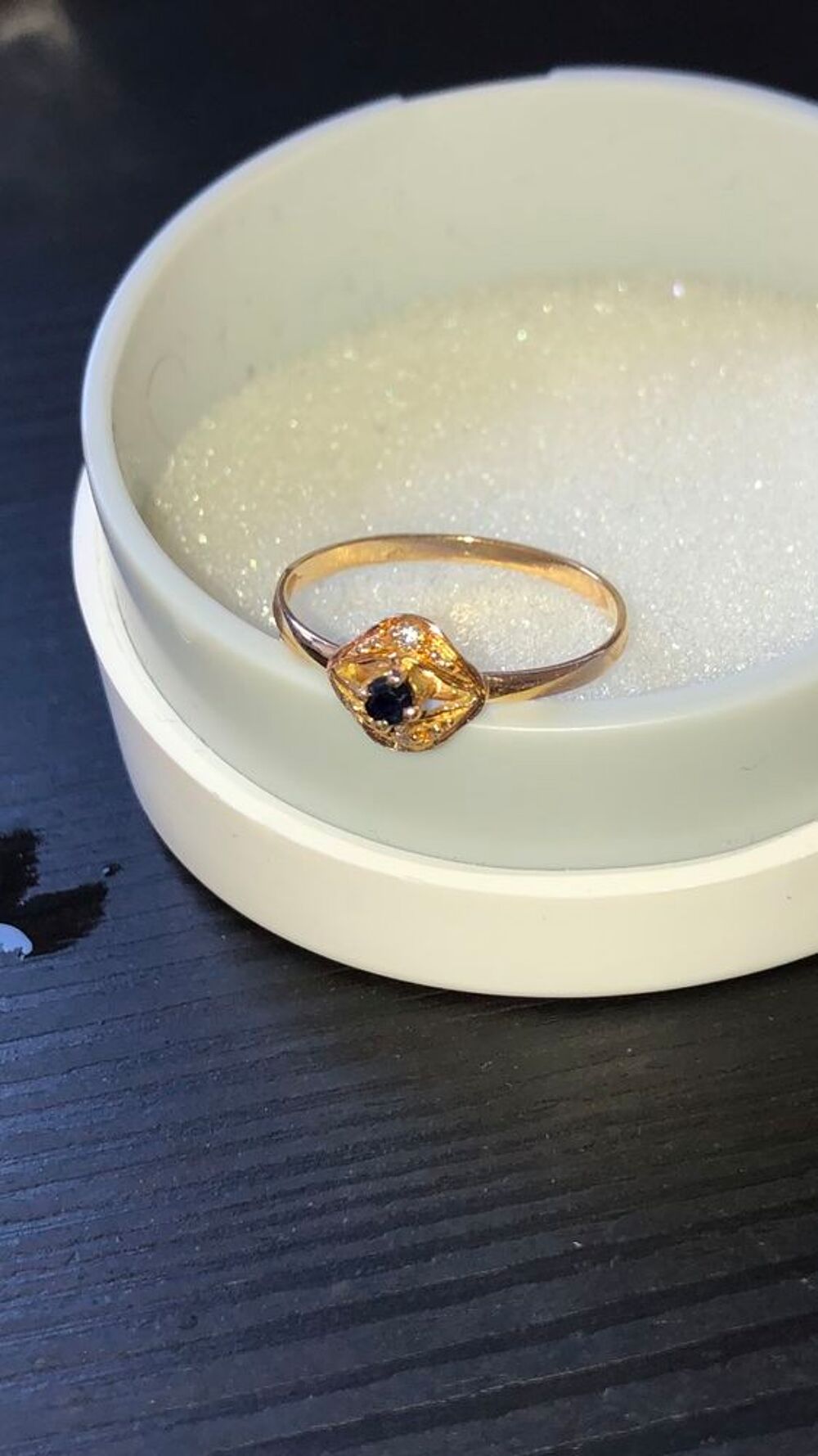 Bague or 18k et saphirs Bijoux et montres