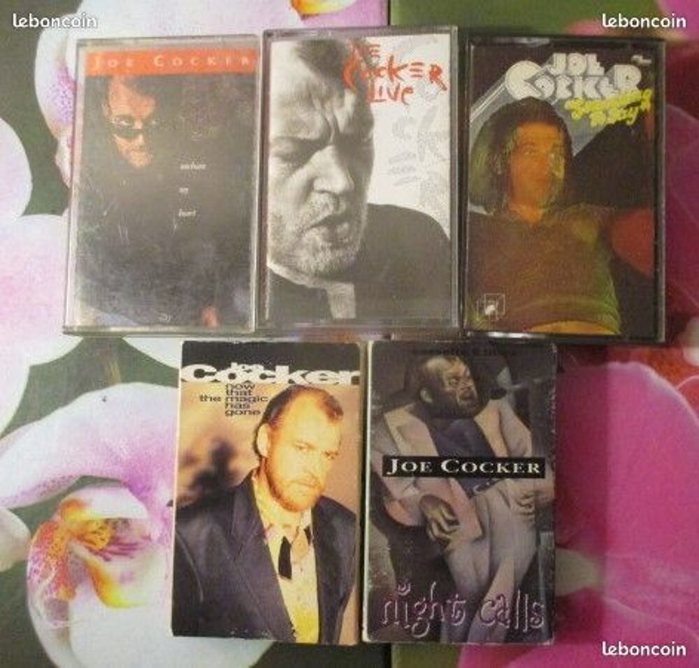 Cassette audio Joe Cocker 
CD et vinyles