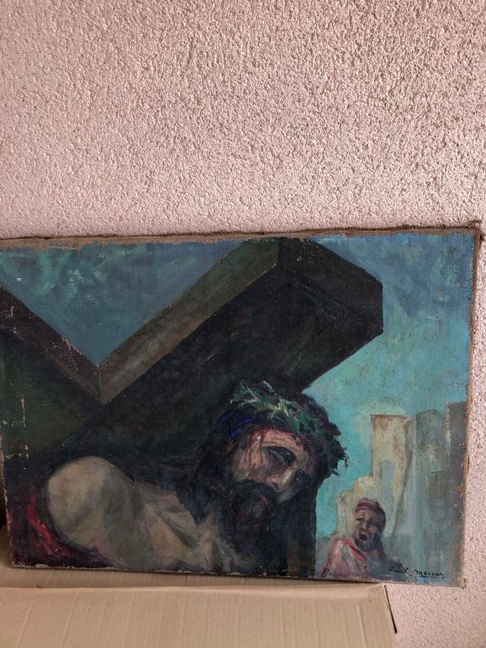 Tableau religieux christ sur La Cr
Tableau religieux 
