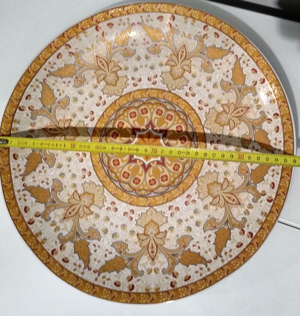 Grand plat rond Décoration
