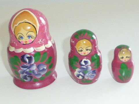 Poupes russes Matriochka roses 3 pices 5 Rueil-Malmaison (92)