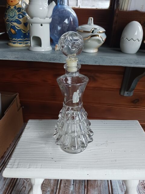 Carafe en Verre Transparent avec Bouchon Décoratif 10 Thourotte (60)