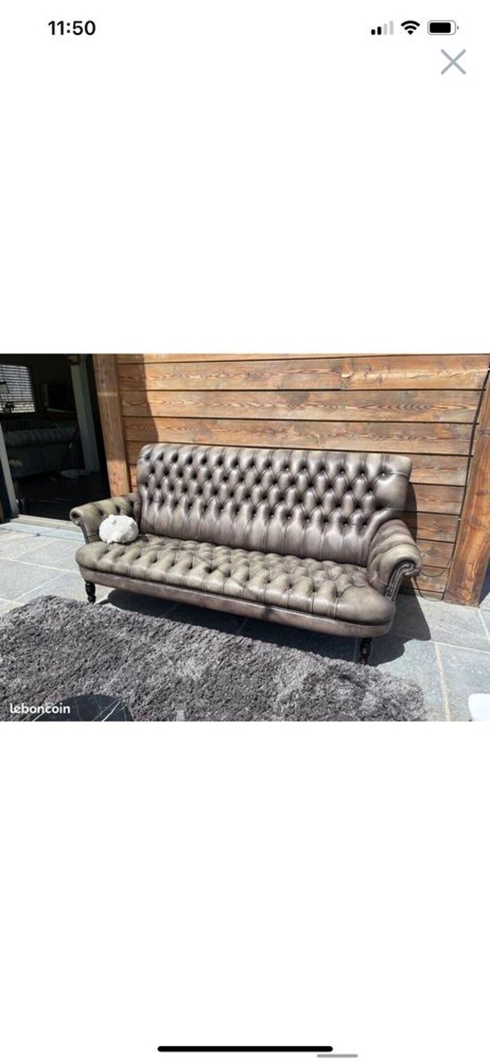 Canap&eacute; Chesterfield Fleming Howland Meubles