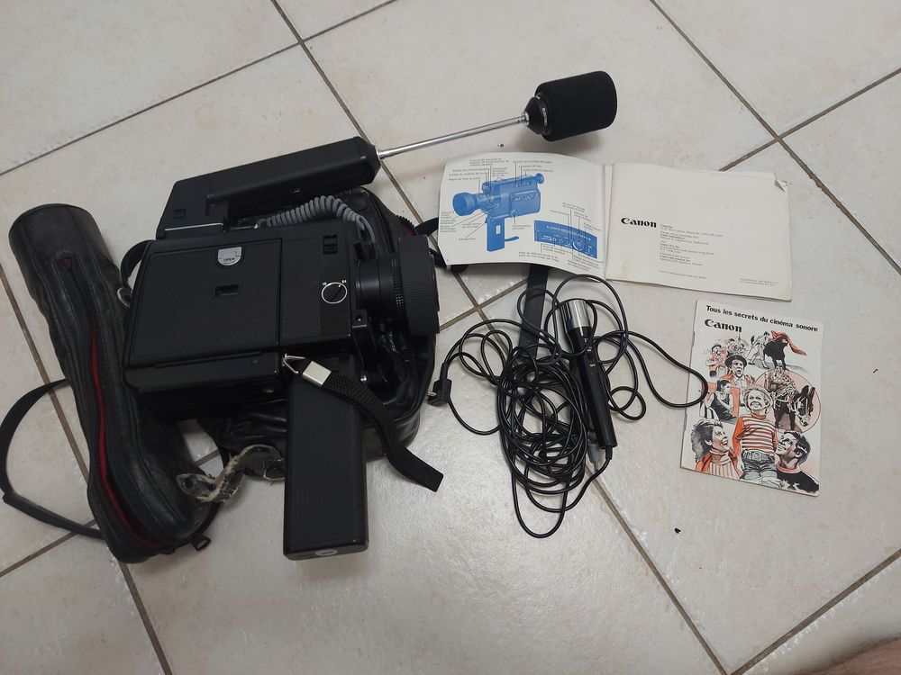 Canon Canosound 514XL-S camera super8 + micro BM 70 + micro Photos/Video/TV