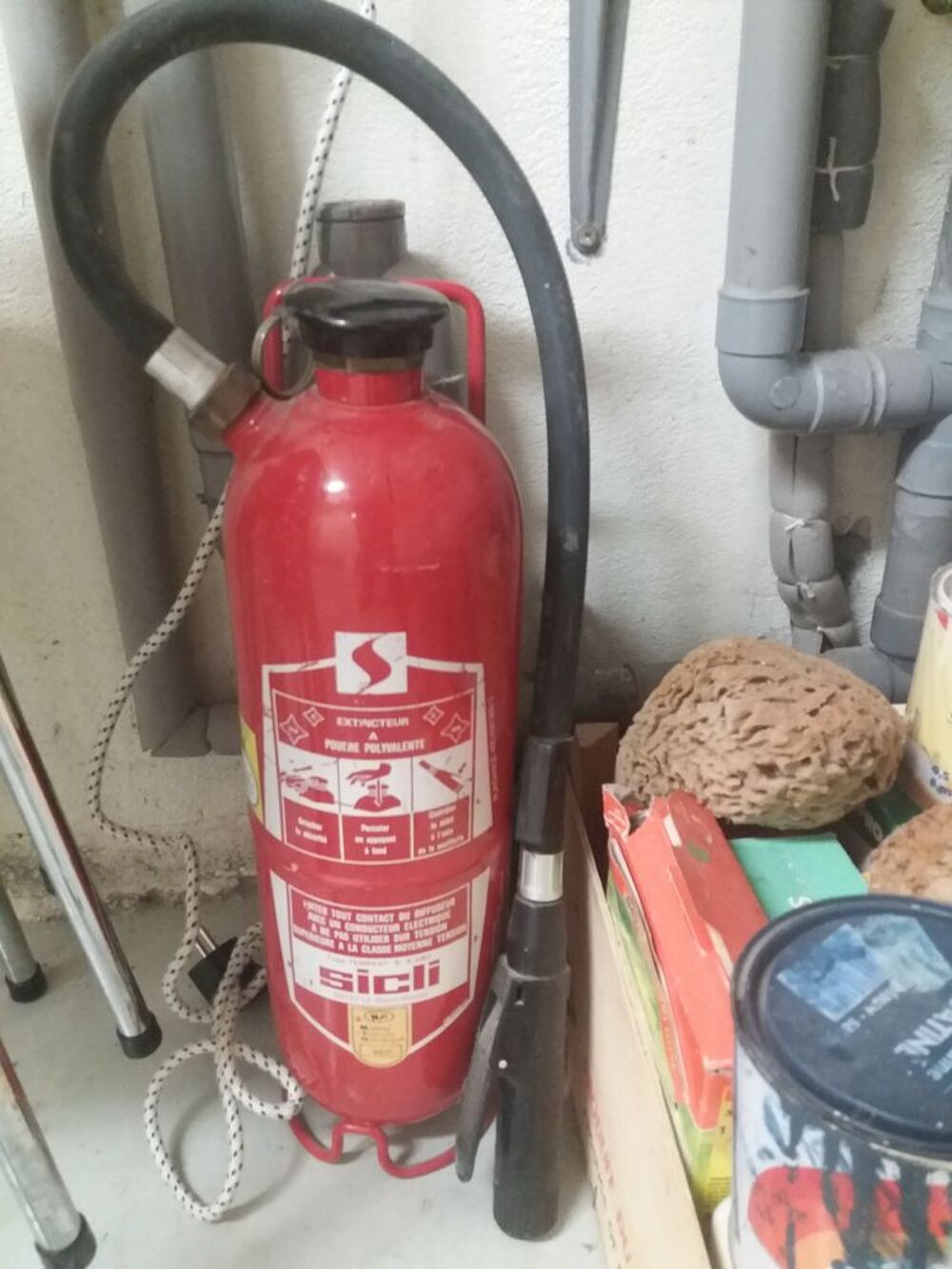 Extincteur SICLI Bricolage