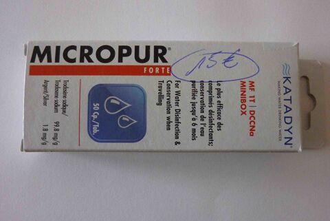 Boite pastilles Micropur 6 Champs-sur-Marne (77)