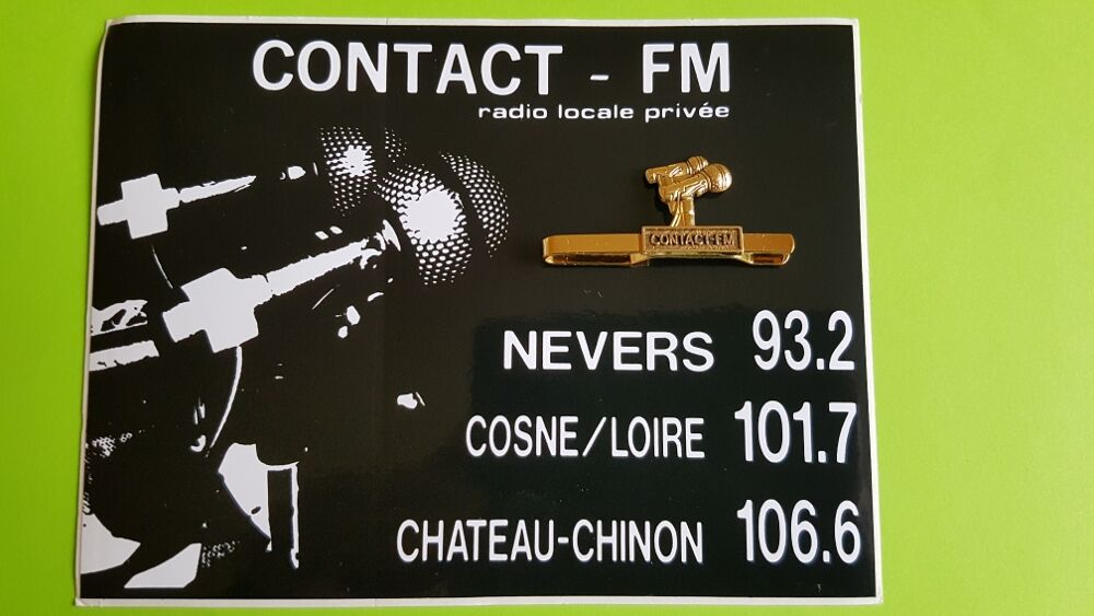 PINCE A CRAVATE RADIO CONTACT FM Bijoux et montres