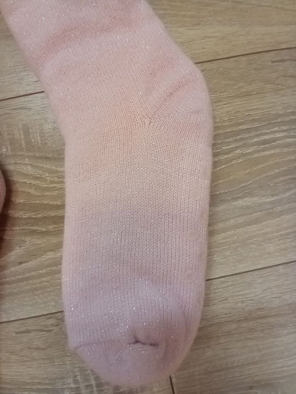 Chaussettes fourr&eacute;e antid&eacute;rapante rose t 38 Vêtements