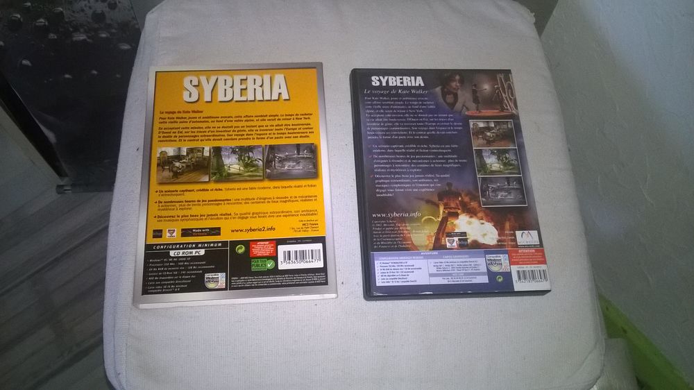 Jeu PC Syberia 
2004 Jeux / jouets