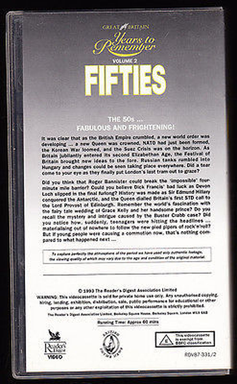 Nbreuses cassettes vid&eacute;o ( K7 VHS ) en Anglais Vintage BE.
DVD et blu-ray