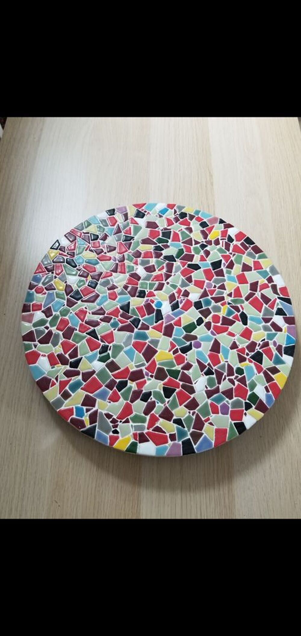 Plateau tournant en mosa&iuml;que Décoration