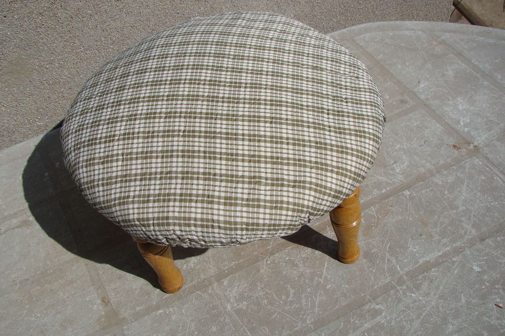 Petit tabouret / repose-pied vintage ann&eacute;es 1960 Meubles