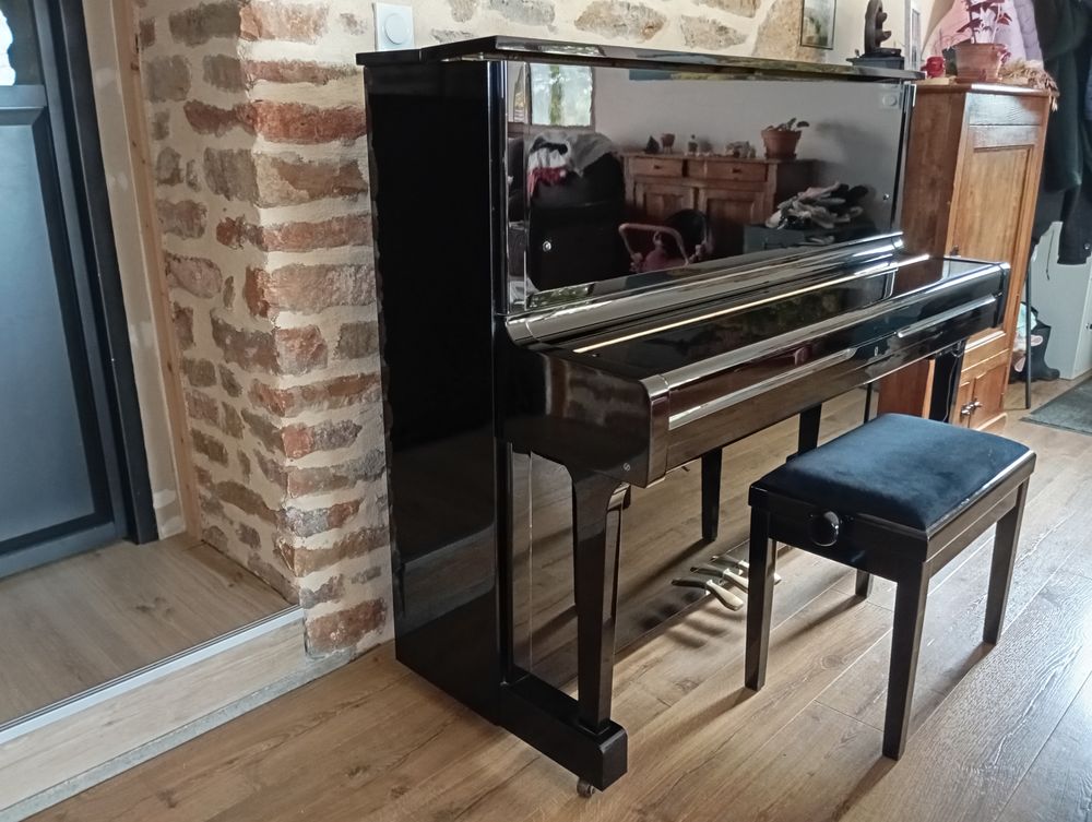 Piano Yamaha U1 avec syst&egrave;me adsilent Instruments de musique