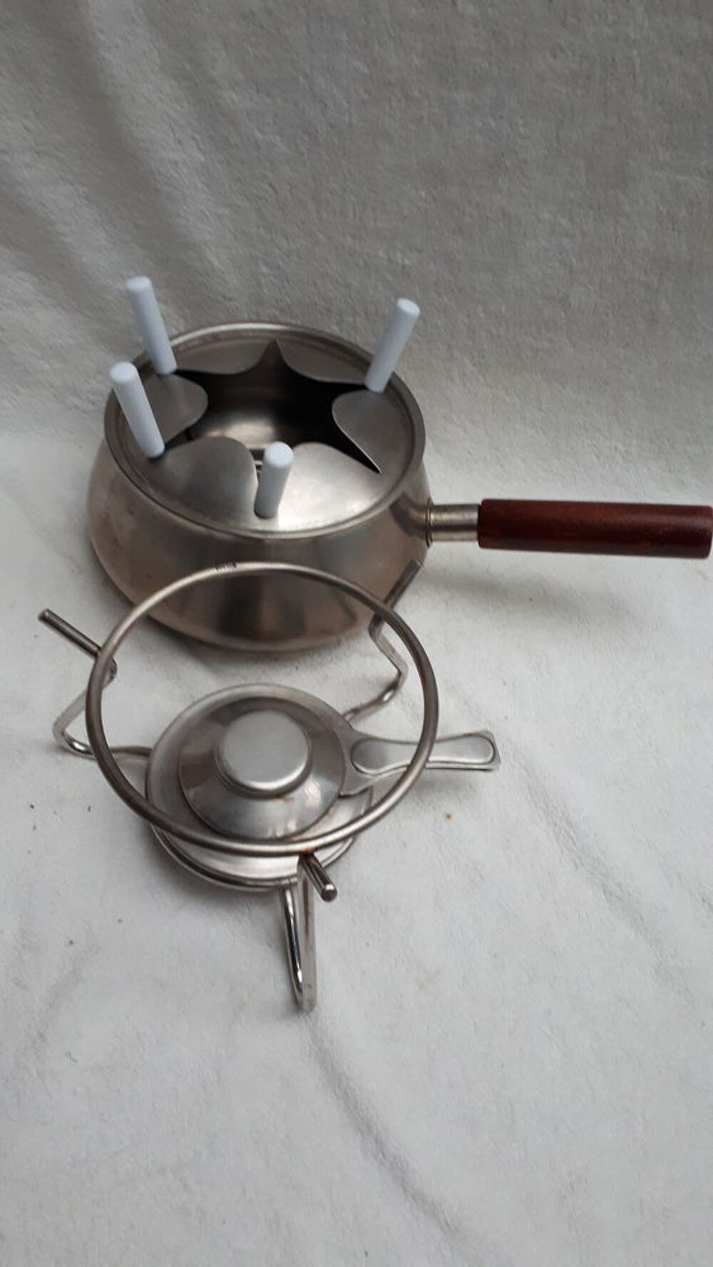 Service &agrave; fondue en acier inoxydable Cuisine