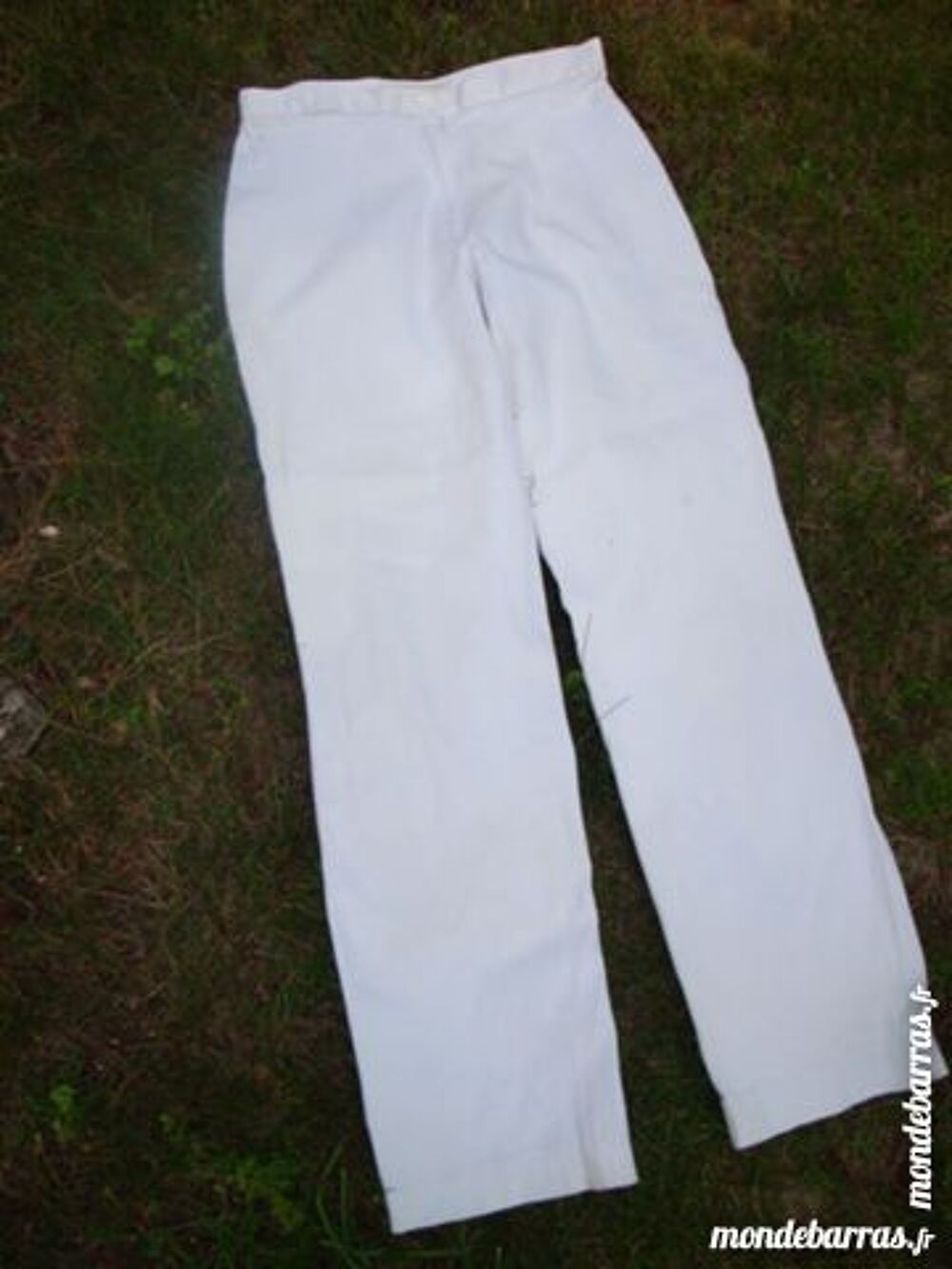 Pantalon blanc extensible Vêtements